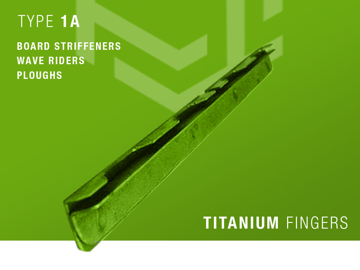 Titanium Plough (Strip Finger) - Type 1A - TFL-CTP-001A