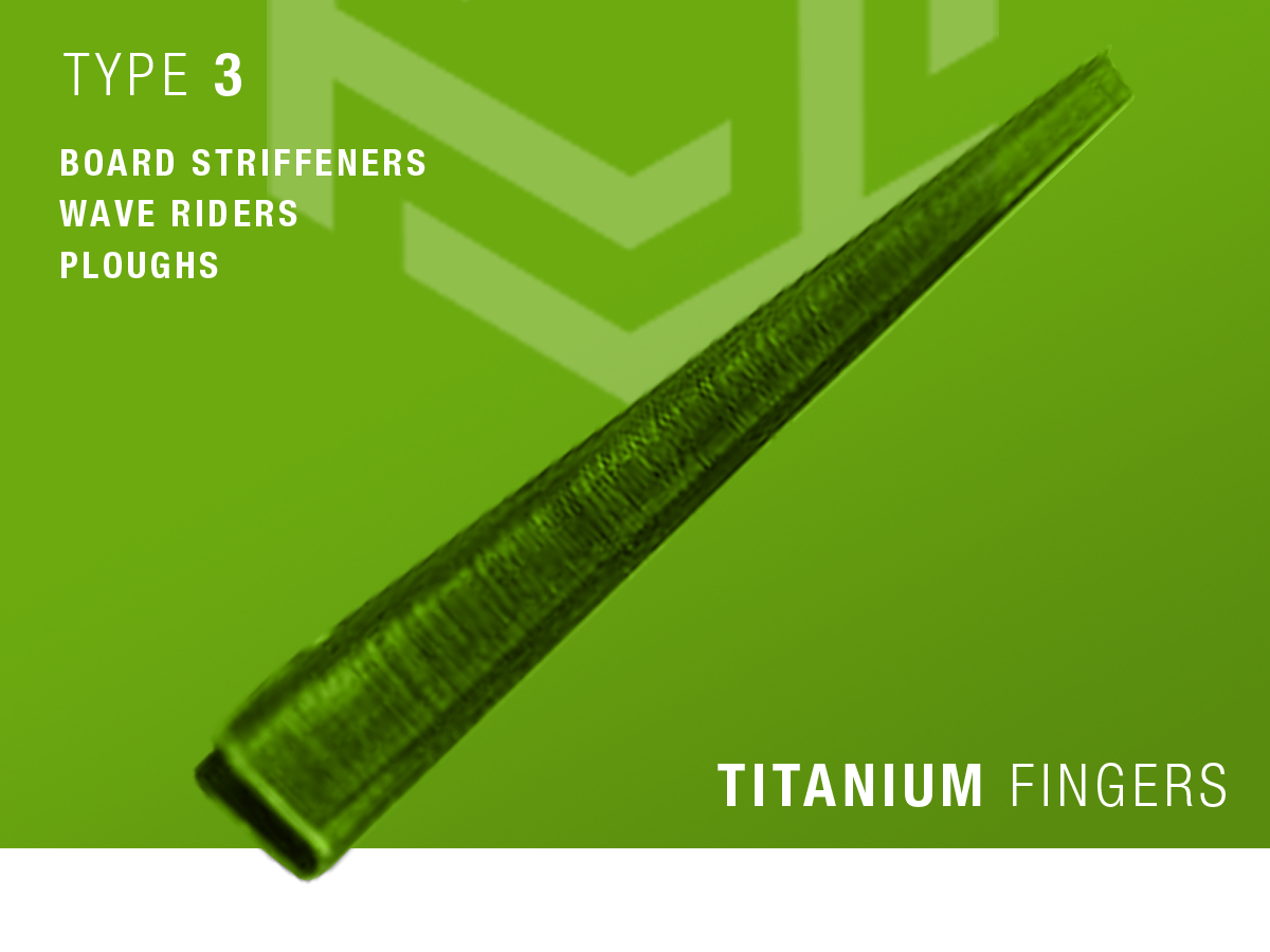 Titanium Plough (Strip Finger) - Type 3 - TFL-CTP-003