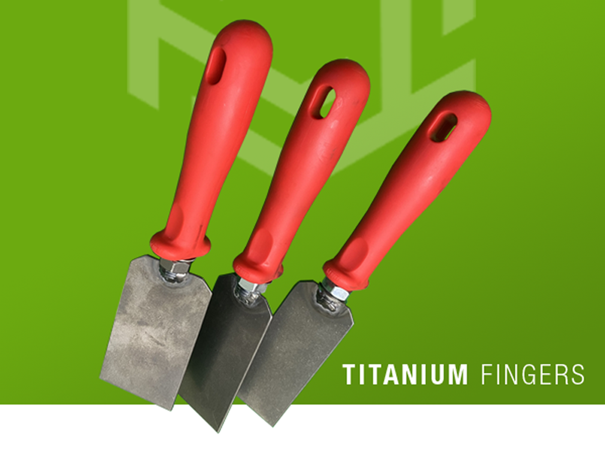 Titanium Short Wide thick Scraper - TFL-TCT-005b